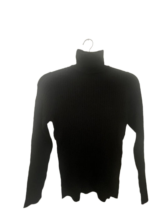 Lightweight Ribbed Turtleneck Pullover Sweater